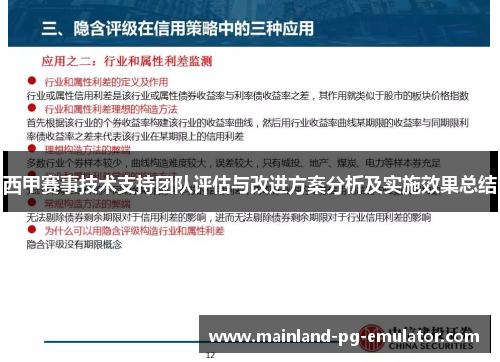 西甲赛事技术支持团队评估与改进方案分析及实施效果总结